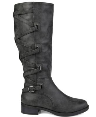 Women's Carly Wide Calf Belted Knee High Boots