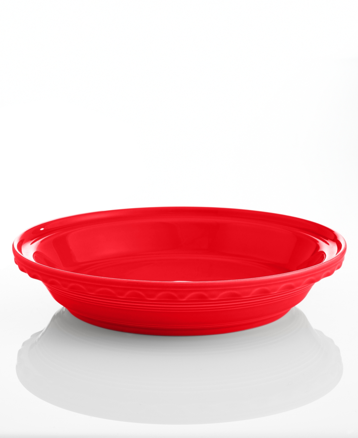 Fiesta Deep Dish Pie Baker 10.25" In Scarlet