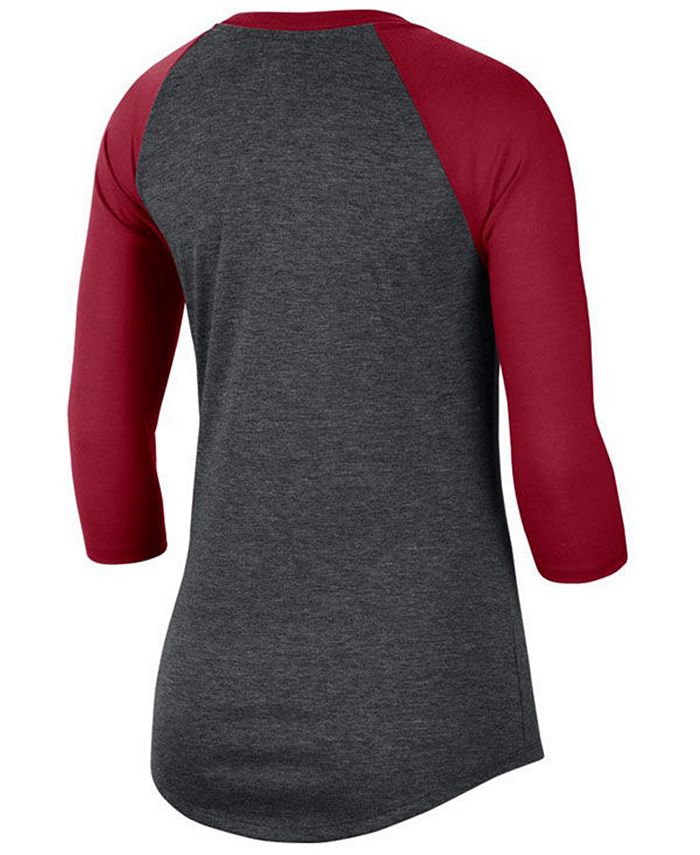 Nike Women's Oklahoma Sooners Logo Raglan T-Shirt & Reviews - Sports ...