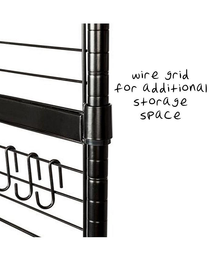 Honey Can Do 65" Bakers Rack with Cutting Board & Hanging Storage Macy's