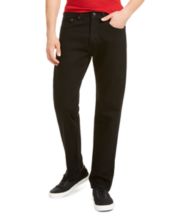 Black 505 Regular Fit Levis Jeans for Men - Macy's