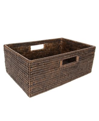 Rectangular Shelf basket with Side handles