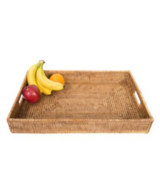 Rattan Rectangular Tray Collection