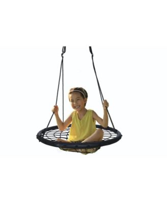 PawsMark - Round Net Tree Swing with Hanging Ropes