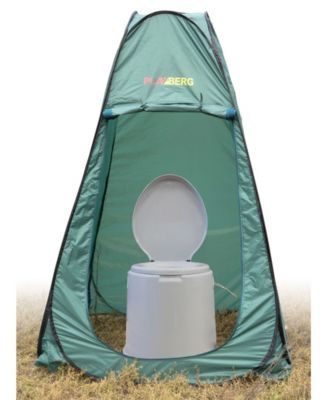 PawsMark - Portable Travel Toilet For Camping and Hiking with Toilet/Dressing Pop Up Tent