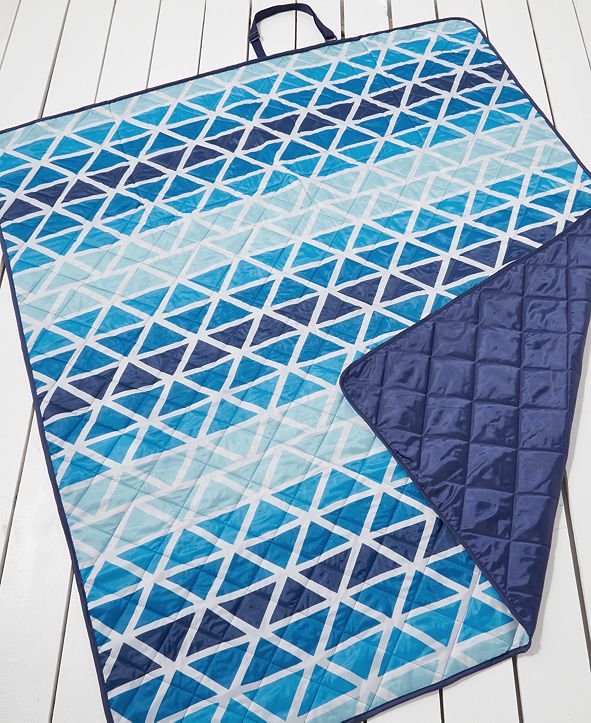 Martha Stewart Collection Ombre Triangle Beach Blanket, Created for