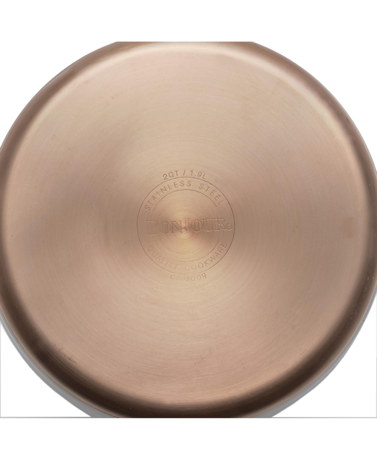 BonJour Stainless Steel and Copper-Base 2-Qt. Gooseneck Tea Kettle