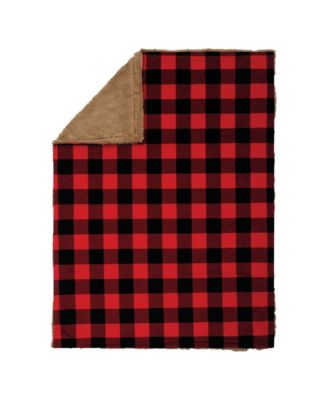 Trend Lab - Buffalo Check Plush Baby Blanket