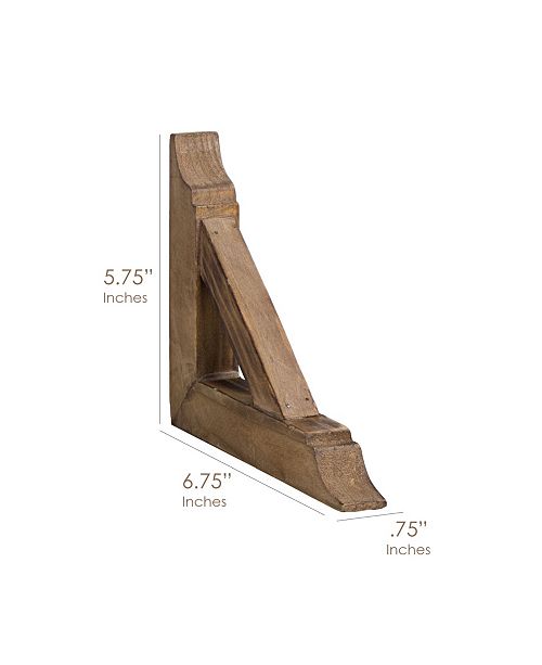 Crystal Art Gallery American Art Decor Rustic Wood Corbels