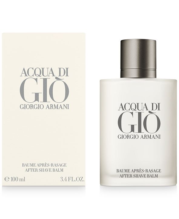 Giorgio Armani Acqua di GiÃ² Pour Homme Aftershave Balm, 3.4-oz. & Reviews - Shop All Brands