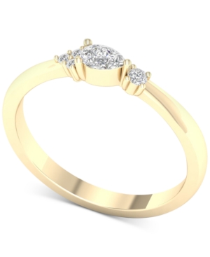 image of Diamond Pear-Cut Promise Ring (1/5 ct. t.w.) in 10k Gold