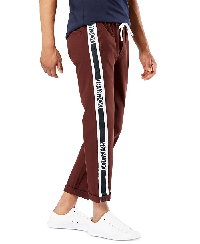 side stripe jogger pants