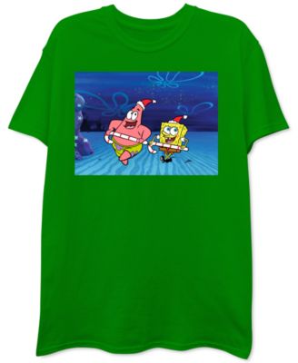 Freeze 24-7 - Men's Spongebob & Patrick Christmas T-Shirt