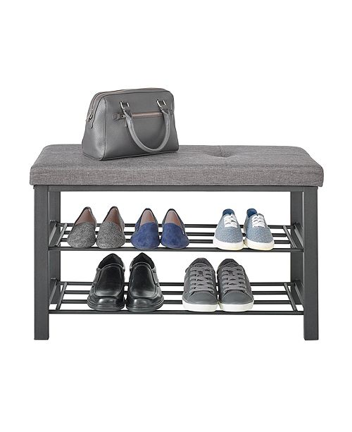 Neatfreak Fabric Upholstered Shoe Storage Bench & Reviews Cleaning