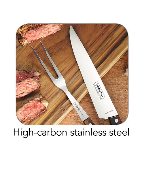 Tramontina 3 Piece Carving Knife Set And Cutting Board Reviews Home Macy S