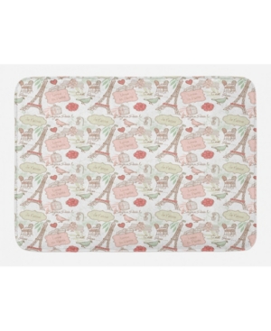 Ambesonne Paris Bath Mat Bedding