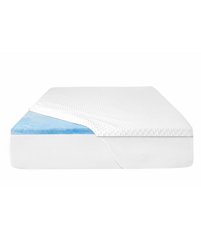 Sealy 2" Gel Memory Foam Mattress Topper, King Macy's