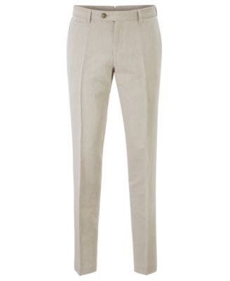 slim cropped trousers