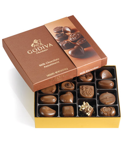 Godiva Chocolatier, 15-Pc. Box of Milk Chocolates
