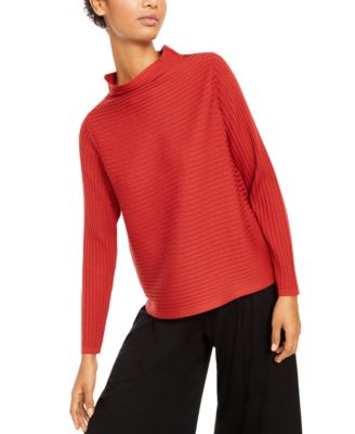 Eileen fisher funnel neck top online