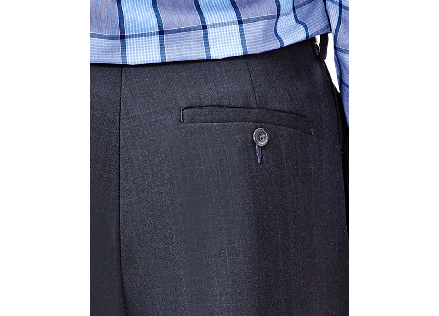 Men's ECLO Stria Classic Fit Pleated Hidden Expandable Waistband Dress Pants