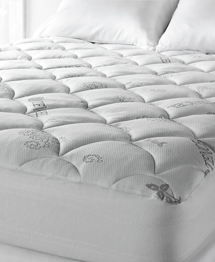 Spa Luxe Super Plush TENCEL® Blend Cool Touch Plush Queen Mattress Pad & Reviews Mattress Pads