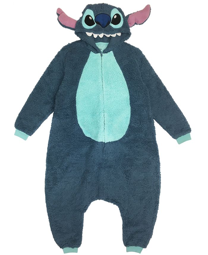Disney The Stitch Men's One Piece Hooded Pajama, Online Only & Reviews ...