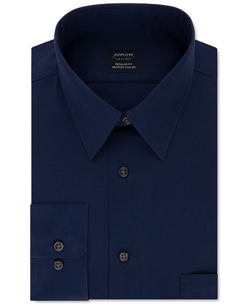 Arrow Men S Classic Fit Performance Stretch Dress Shirt Reviews