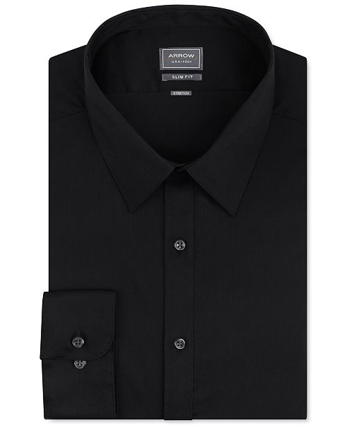 Arrow Men S Slim Fit Stretch Dress Shirt Reviews Dress Shirts