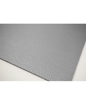 Dainty Home - Faux Leather Pebble Slip Resistant Suede Backing Embossed 3D Surface Luxury Place Mats Set of 4, 12 inch x 18 inch Rectangle