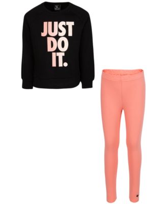 nike leggings and sweatshirt