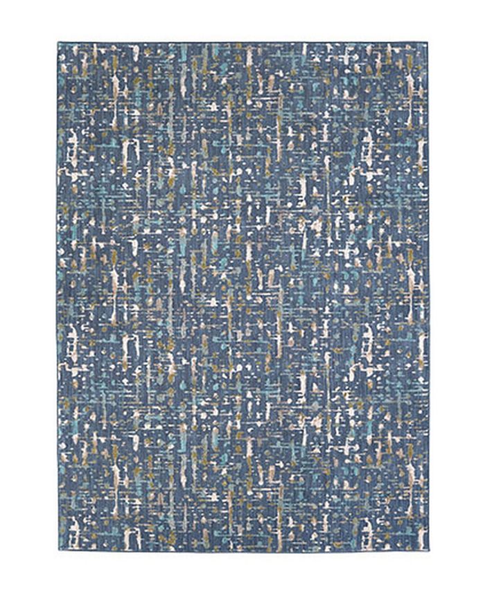 Scott Living Expressions Wellspring Admiral Blue 8' x 11' Area Rug - Macy's