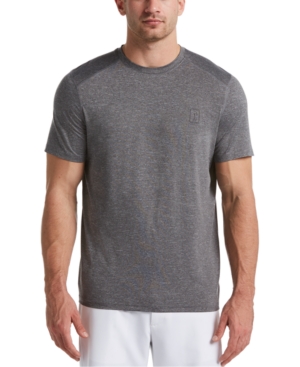 Shop Pga Tour Men's Heathered T-shirt In Grey Heather