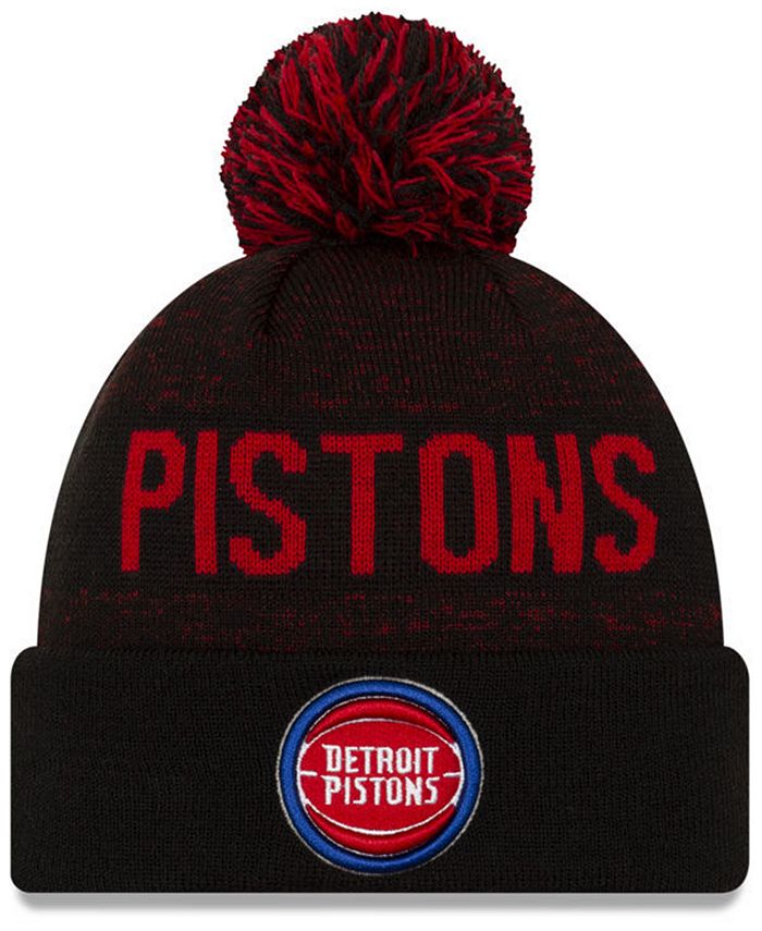 New Era Detroit Pistons Blackout Speckle Knit Hat Macy's