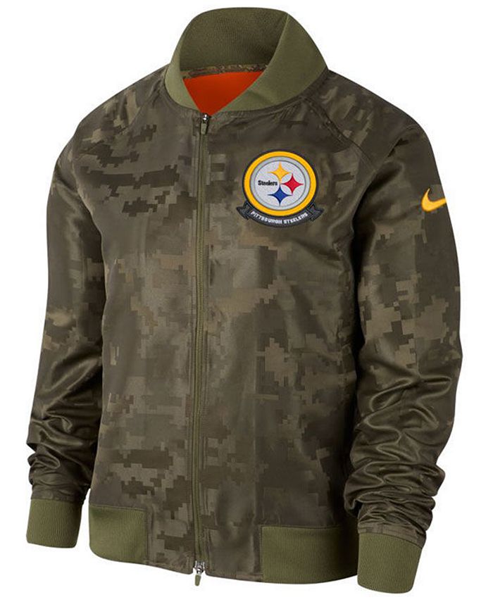Nike Women's Pittsburgh Steelers Salute To Service Jacket Macy's