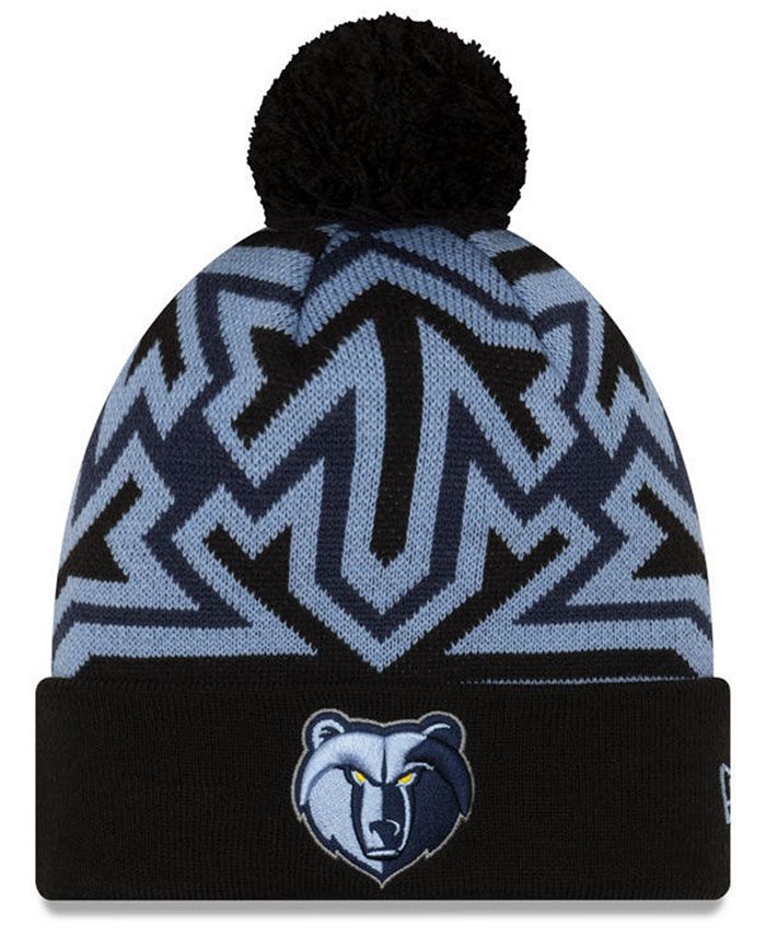 New Era Memphis Grizzlies Big Flake Pom Knit Hat Macy's