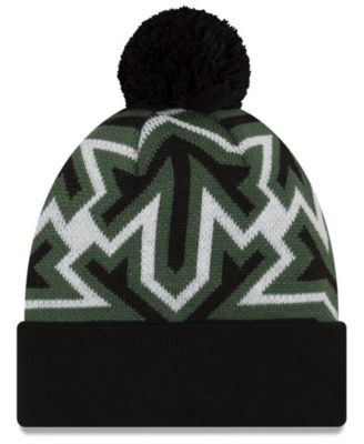 Milwaukee Bucks Big Flake Pom Knit Hat 