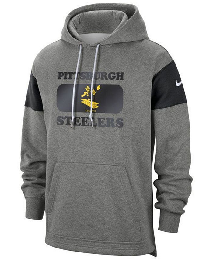 Nike Men's Pittsburgh Steelers Historic Pullover Hoodie - Macy's