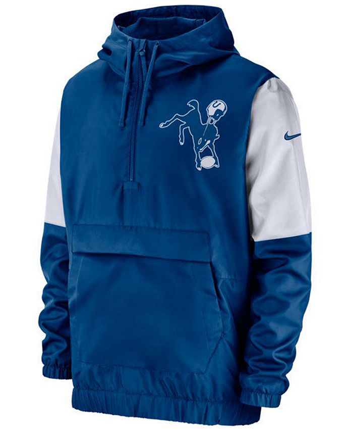 Nike Men's Indianapolis Colts Historic Anorak Jacket - Macy's