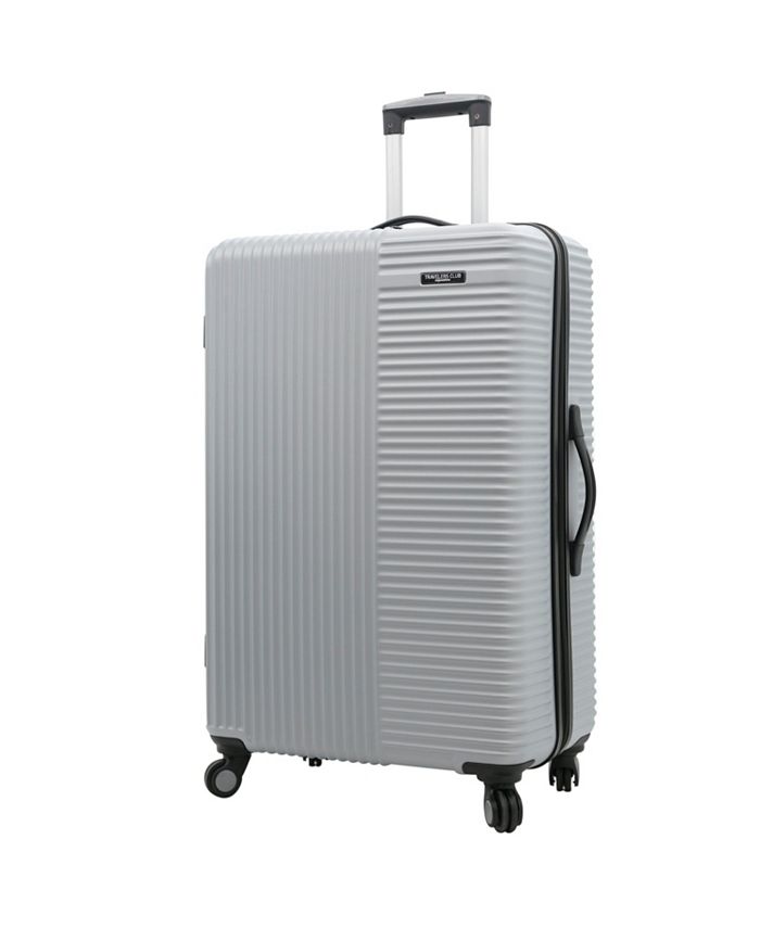 travelers club basette 3 pc hardside luggage set