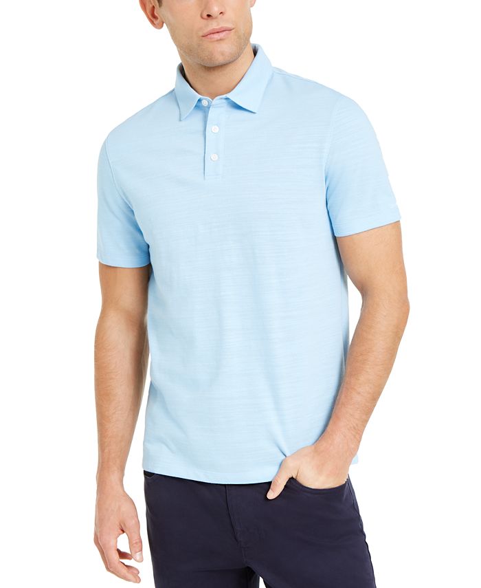 Calvin Klein Men's Space Dyed Polo Shirt - Macy's