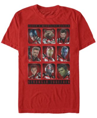 Marvel Men's Avengers Endgame Earth's Mightiest Heroes, Short Sleeve T-shirt