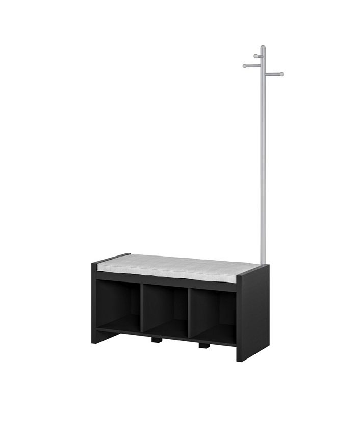 Novogratz Collection Novogratz Whitton Entryway Bench with Coat Tree