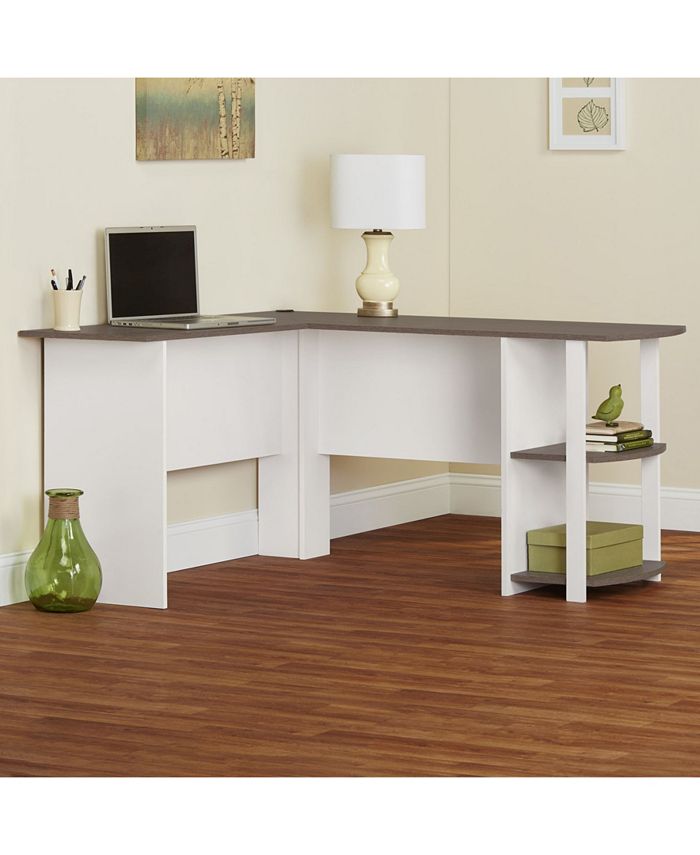 Ameriwood Home Dakota LShaped Desk with Bookshelves Macy's