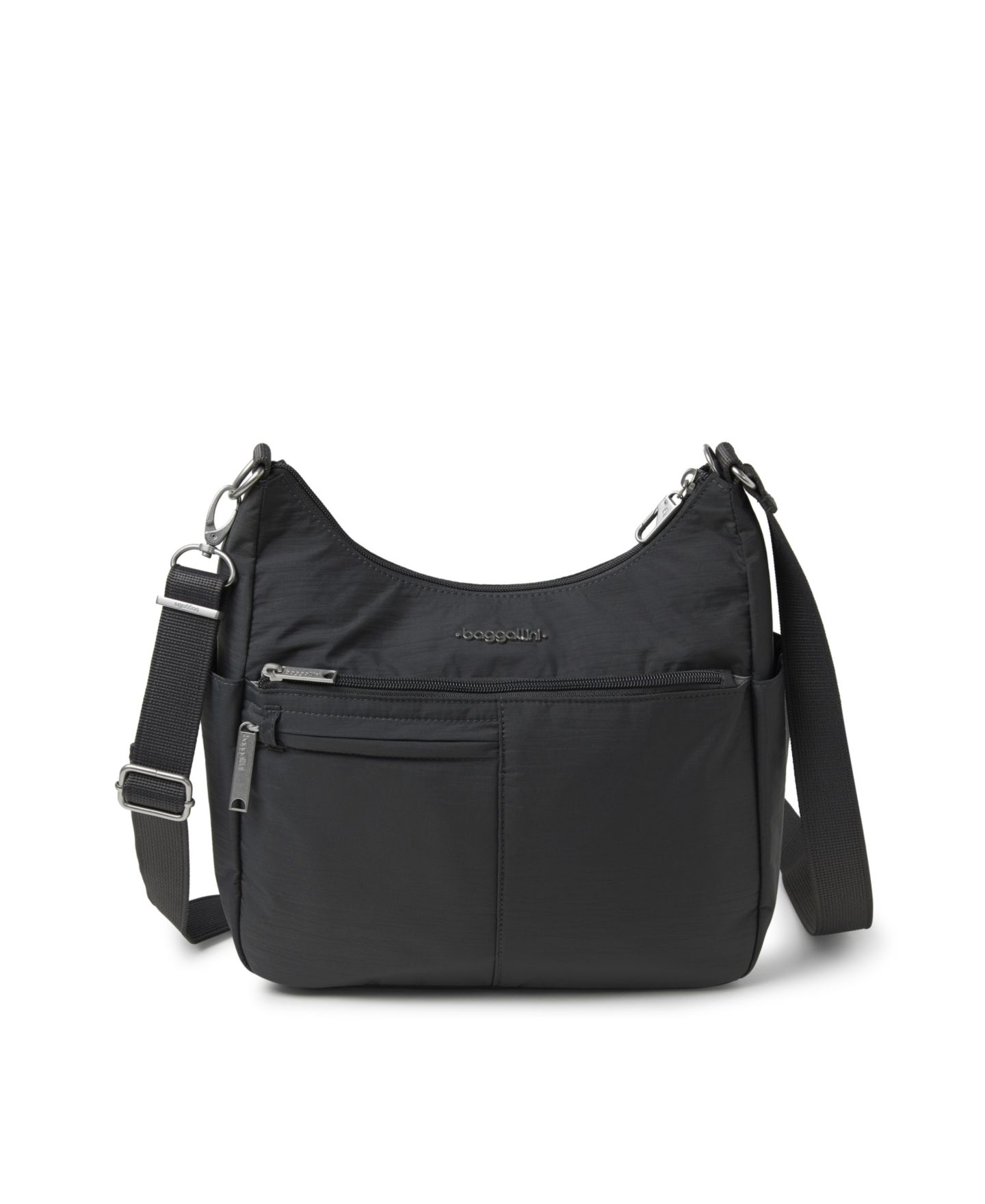 Женская сумка Baggallini Securtex Anti-Theft Free Time Crossbody, цвет: Угольный — фото 1