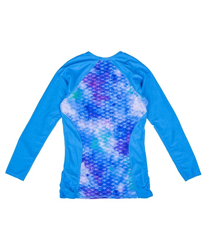 Fin Fun Long Sleeve ScalePrint Rash Guard & Reviews Activewear