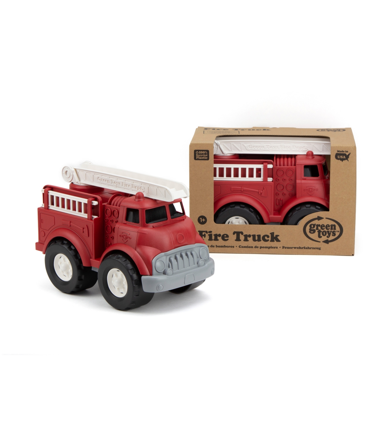 Green Toys Fire Truck In Multi
