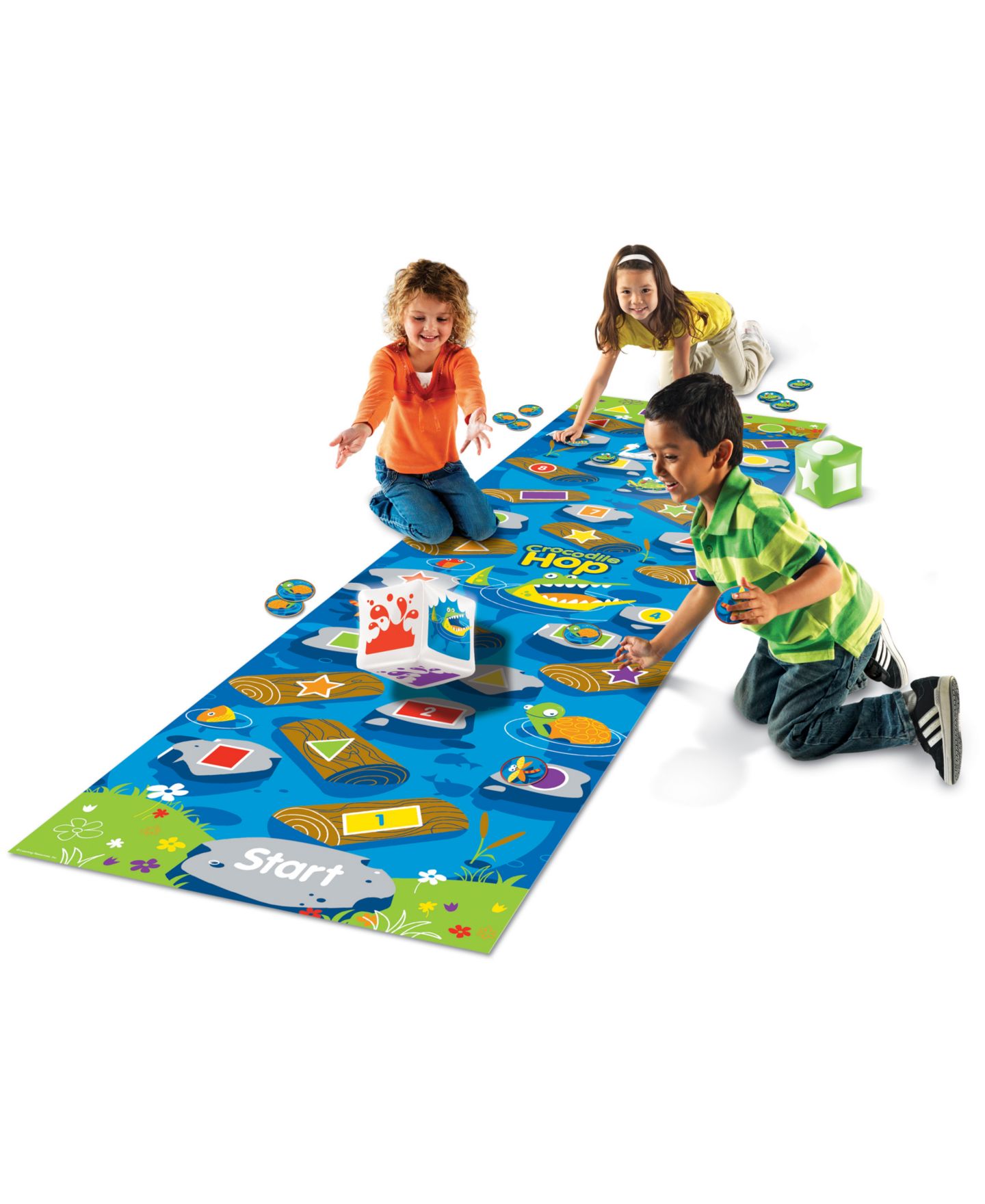 Детская игрушка Learning Resources Crocodile Hop Floor Game — фото 5