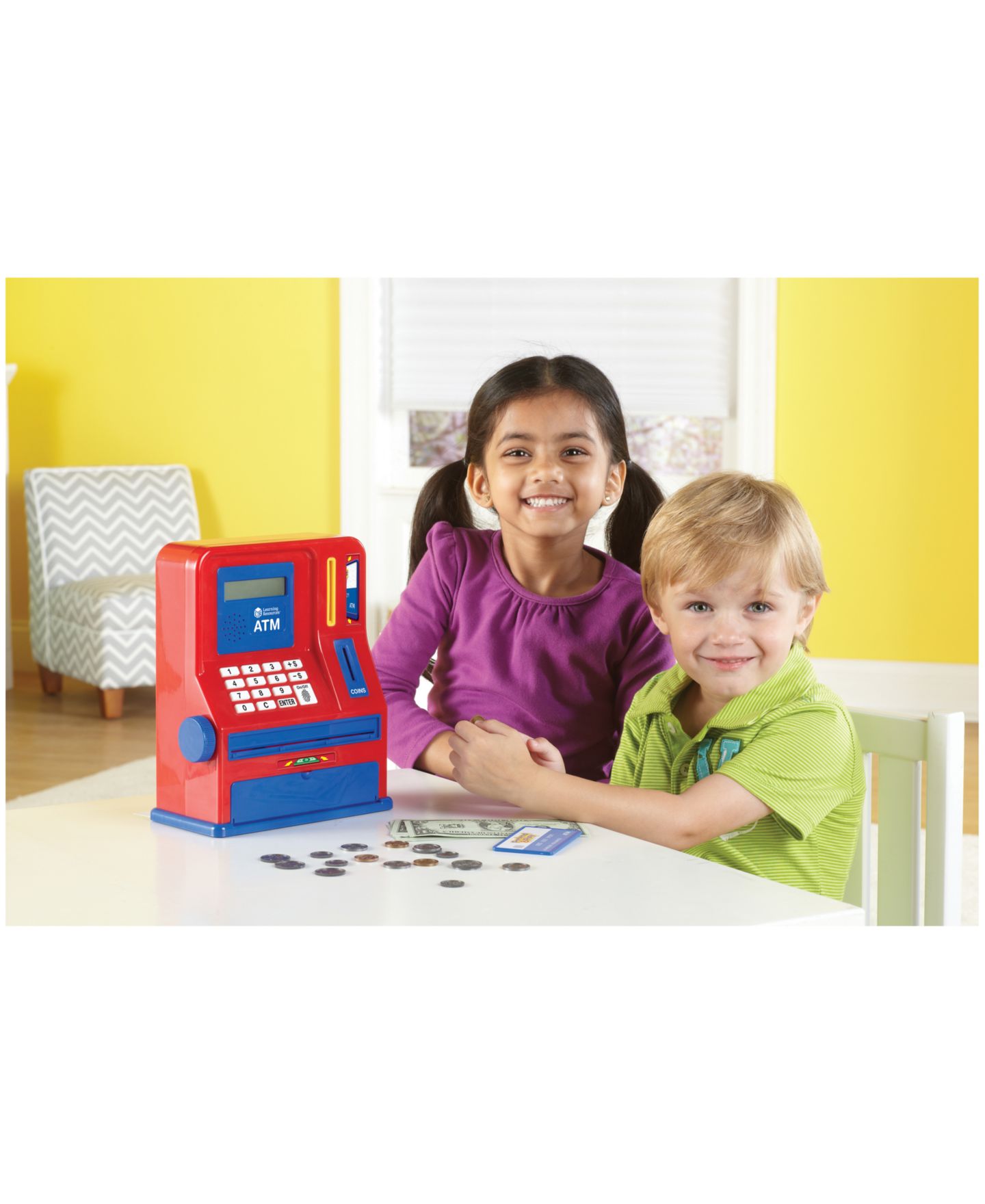 Детская игрушка Areyougame Pretend & Play Electronic Teaching ATM Bank, Ages 3+ — фото 5