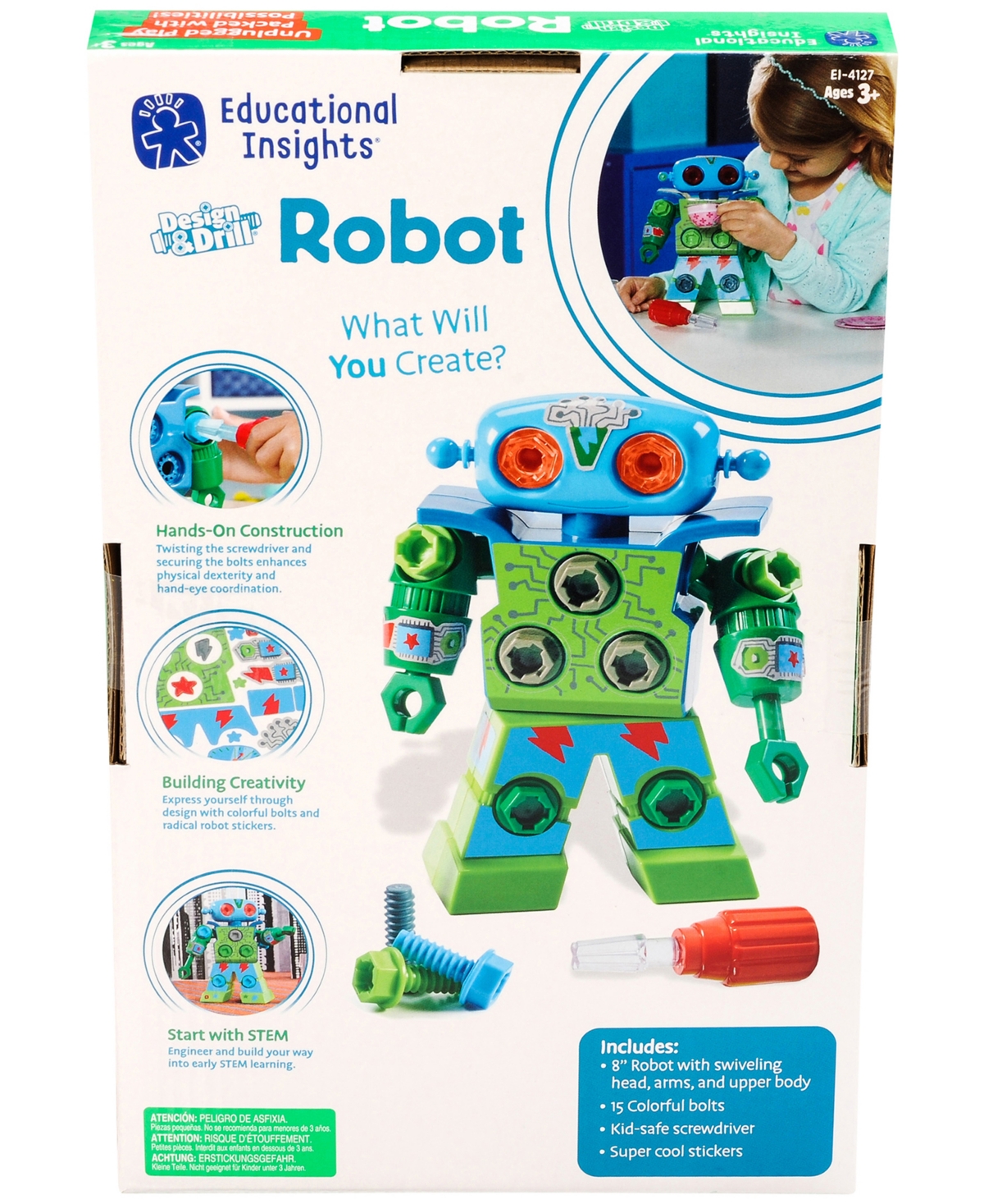 Educational Insights Design Drill Robot